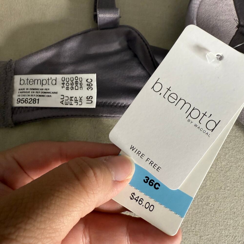 B.tempt’d by Wacoal Future Foundation Wireless T-Shirt Bra, Knight, 36C - Picture 3 of 4